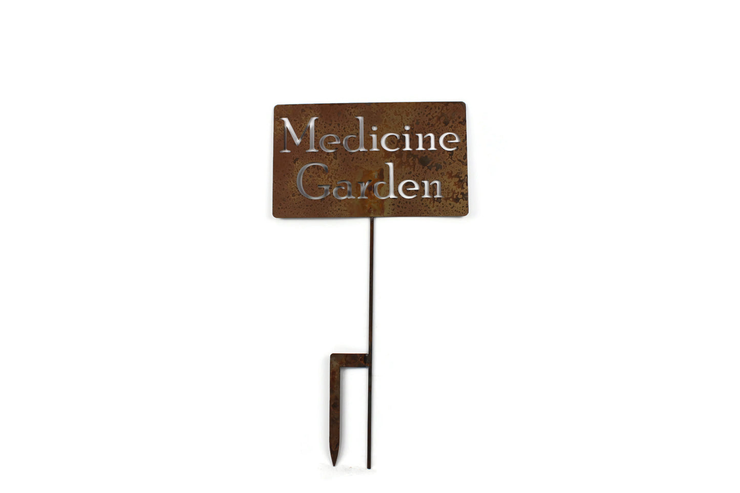 Medicine Garden Metal Garden Stake Sign 20 to 48 Inches Tall