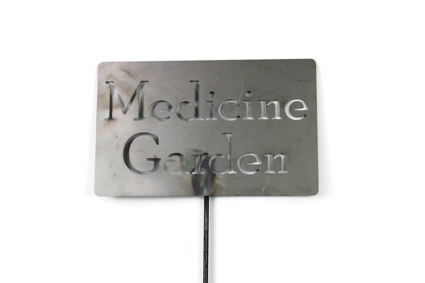 Medicine Garden Metal Garden Stake Sign 20 to 48 Inches Tall