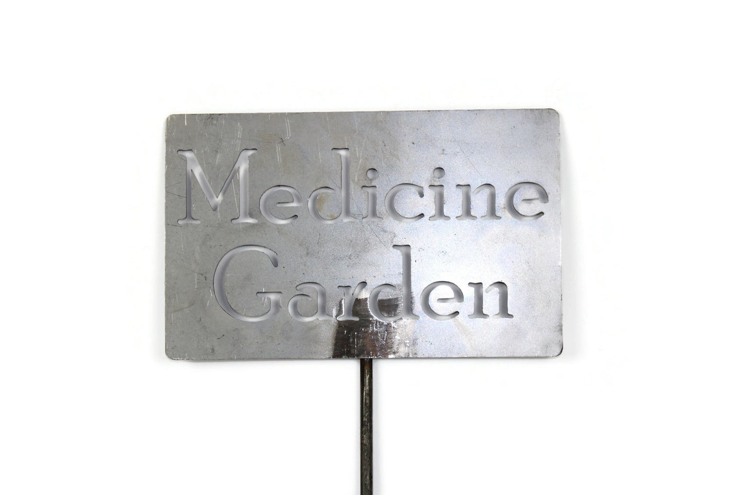Medicine Garden Metal Garden Stake Sign 20 to 48 Inches Tall