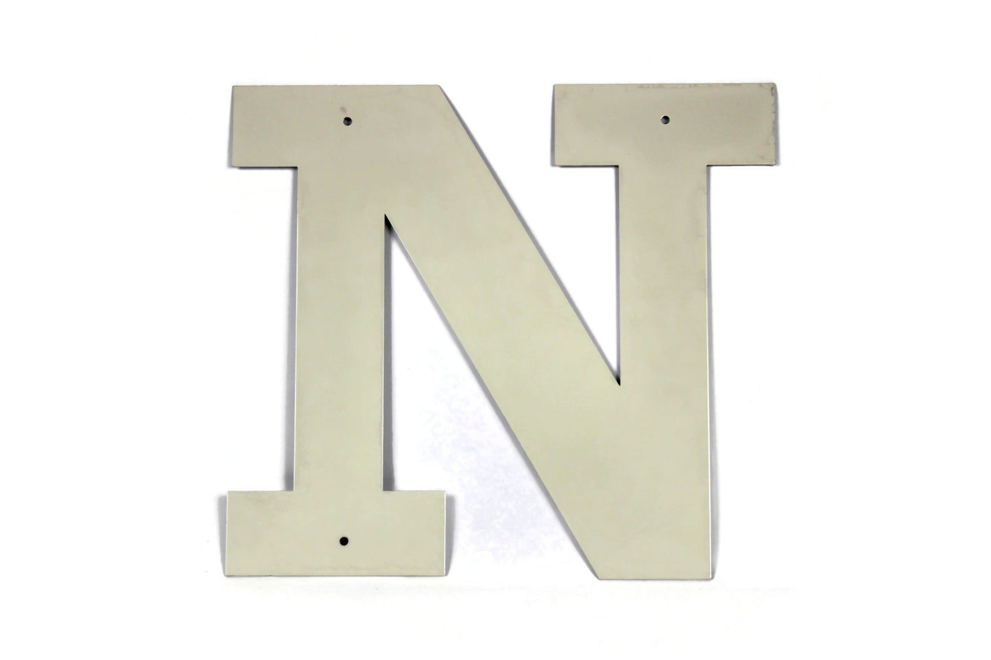 Metal Letters and Numbers Blocky Square Font 12" Tall Powder Coated