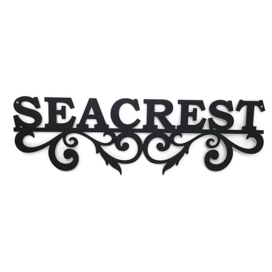 Family Name Custom Metal Sign 16 to 23 Inches Wide