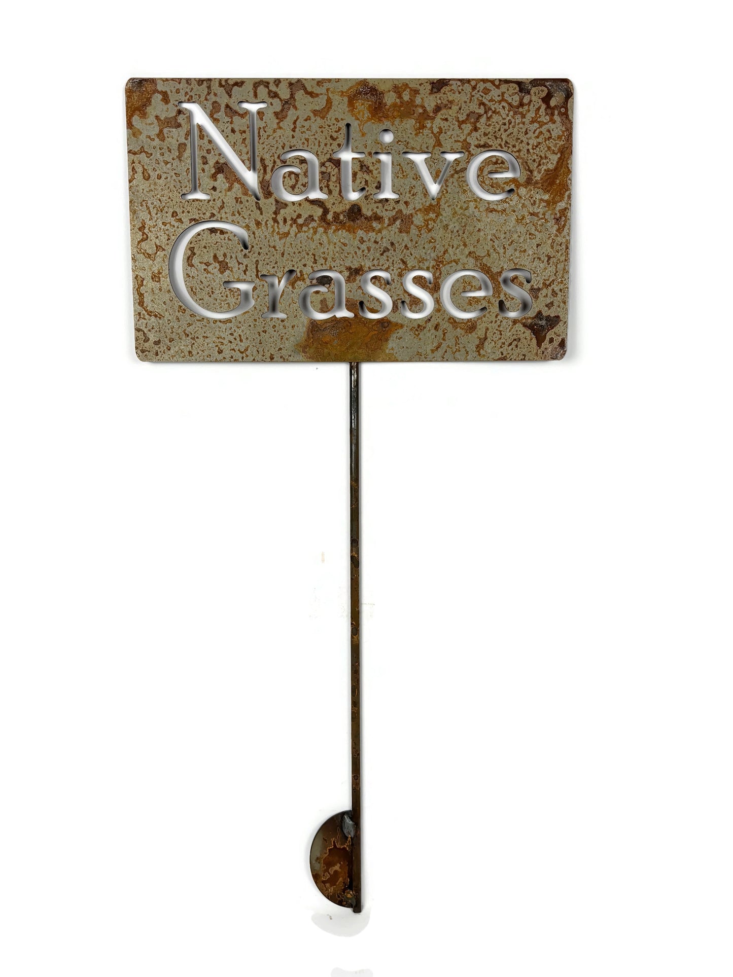 Native Grasses Metal Garden Stake 20 to 48 Inches Tall