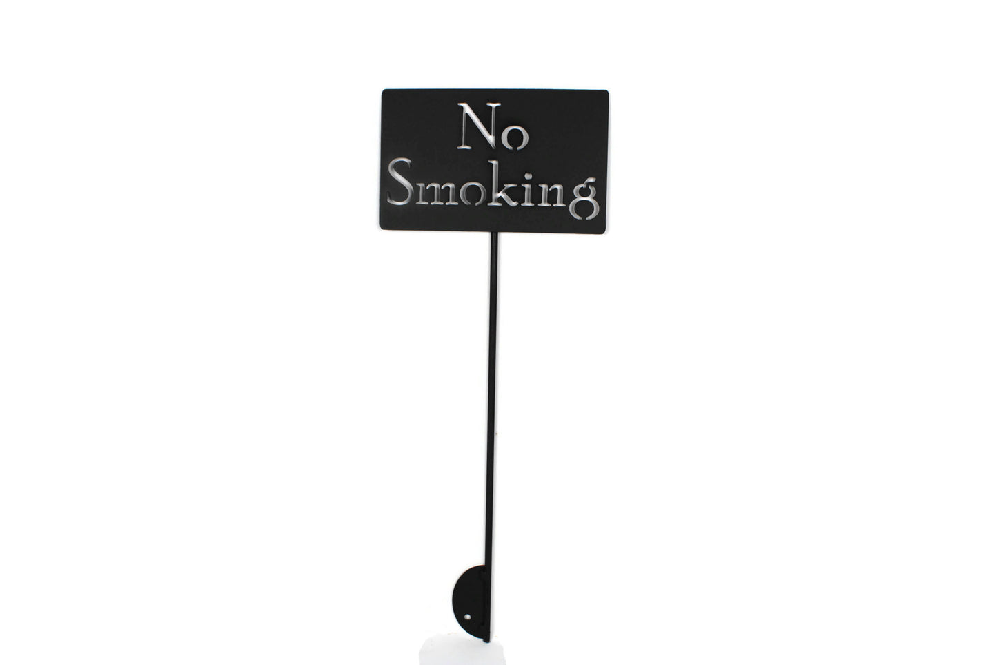 No Smoking Metal Stake Sign 20 to 48 Inches Tall