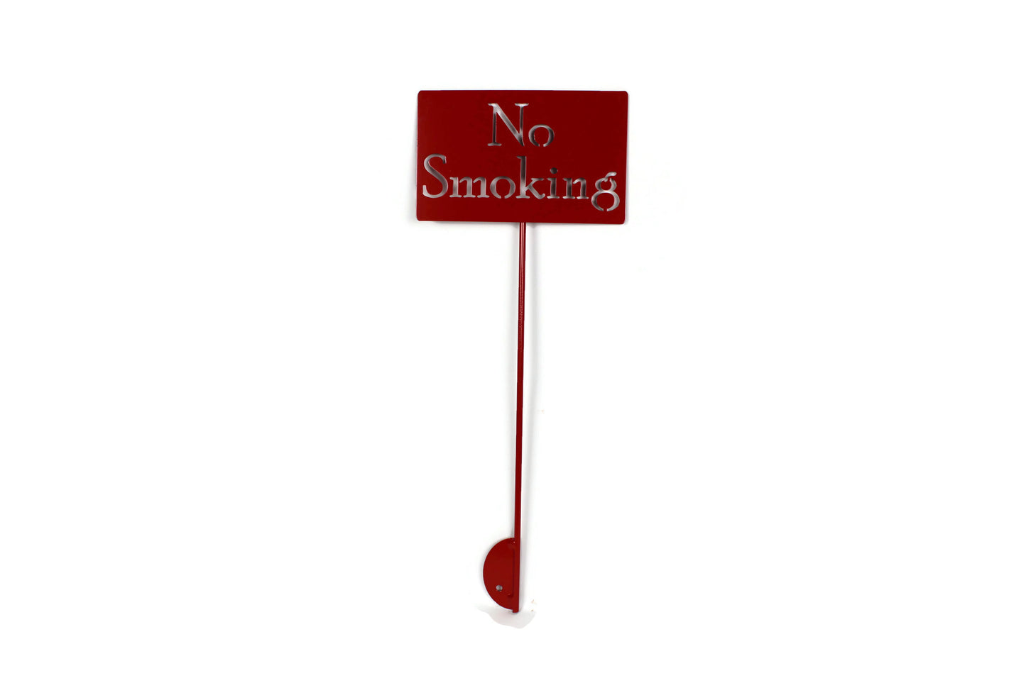 No Smoking Metal Stake Sign 20 to 48 Inches Tall