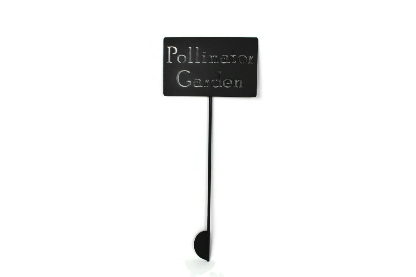 Pollinator Garden Metal Garden Stake Sign 20 to 48 Inches Tall