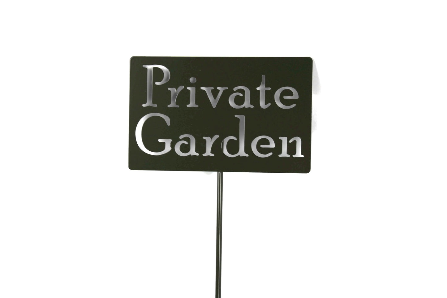 Private Garden Metal Marker Stake 20 to 48 Inches Tall