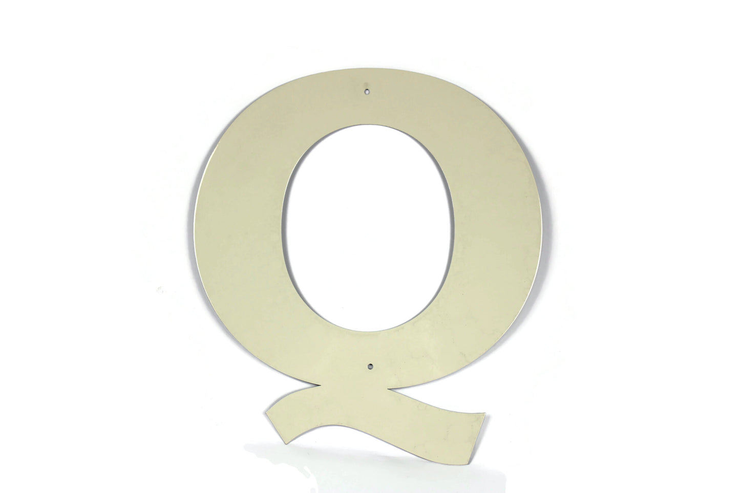 Metal Letters and Numbers Blocky Square Font 12" Tall Powder Coated