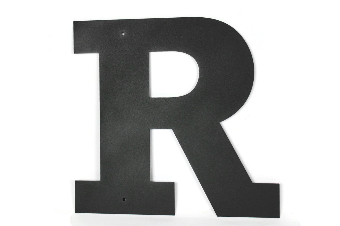 Metal Letters and Numbers Blocky Square Font 12" Tall Powder Coated