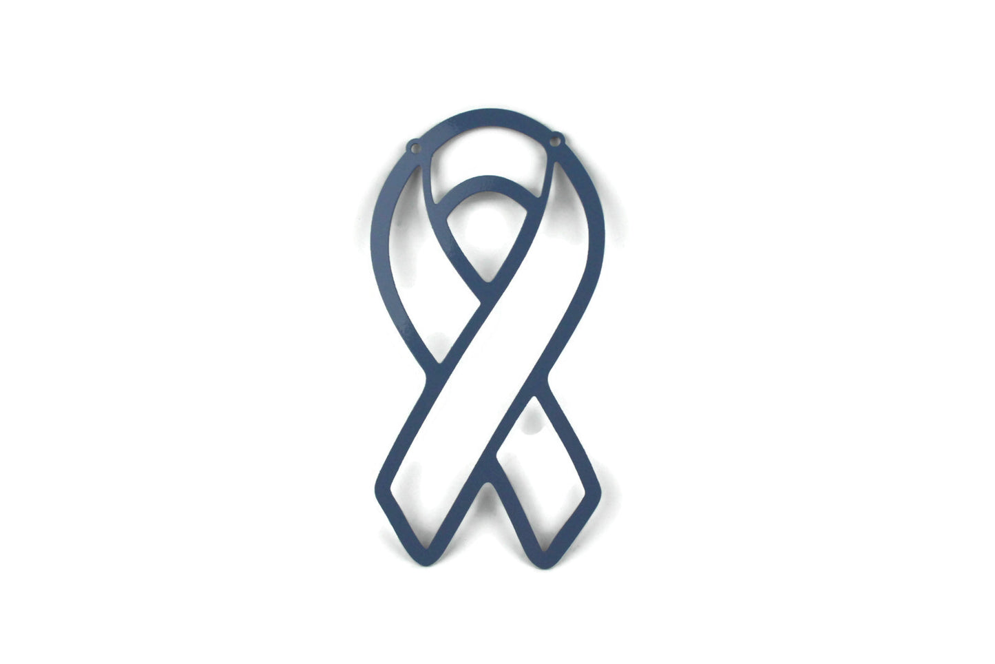 Metal Awareness Ribbon 10 Inch Tall Wall Art or Yard Stake