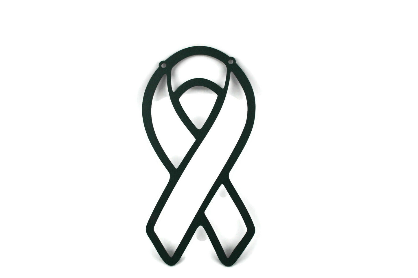 Metal Awareness Ribbon 10 Inch Tall Wall Art or Yard Stake