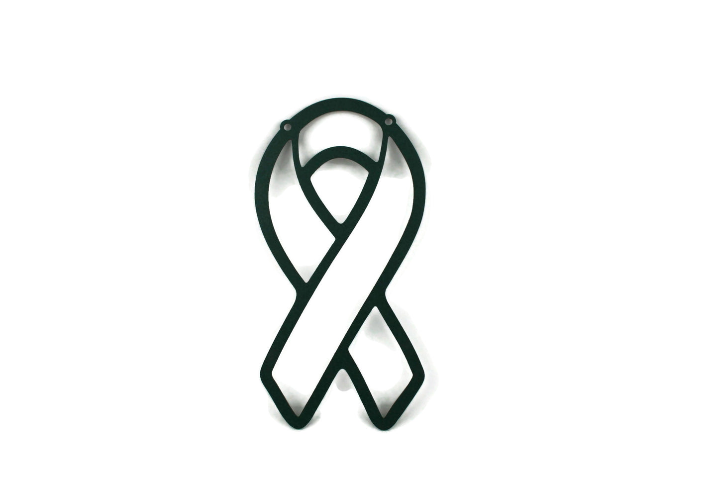 Metal Awareness Ribbon 10 Inch Tall Wall Art or Yard Stake