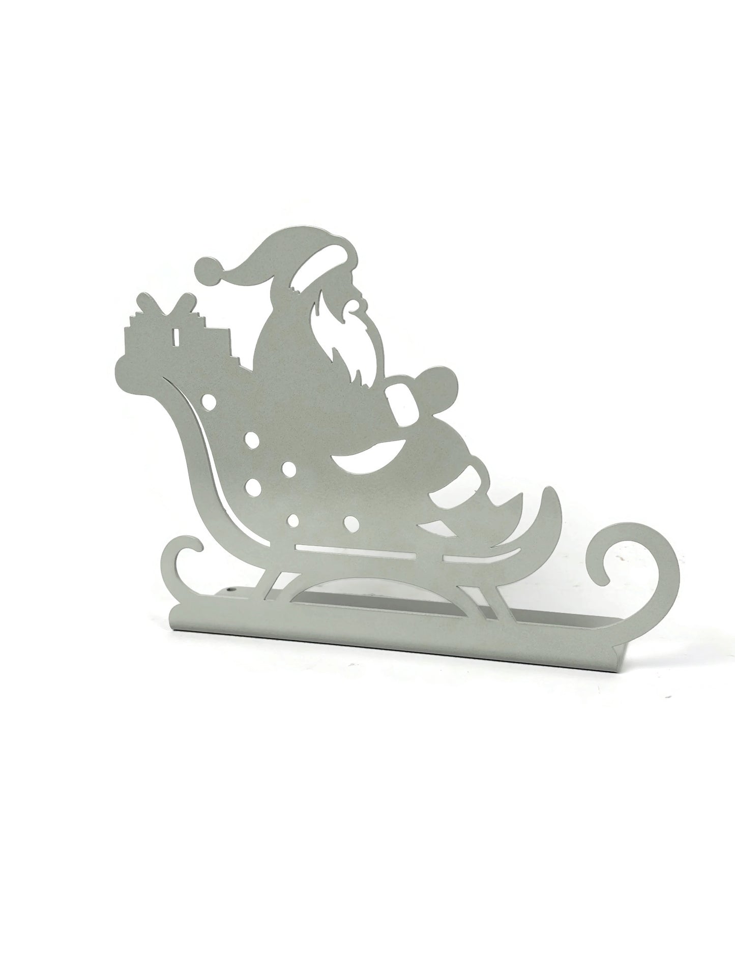 Metal Santa's Sleigh Stand 6.75” Tall