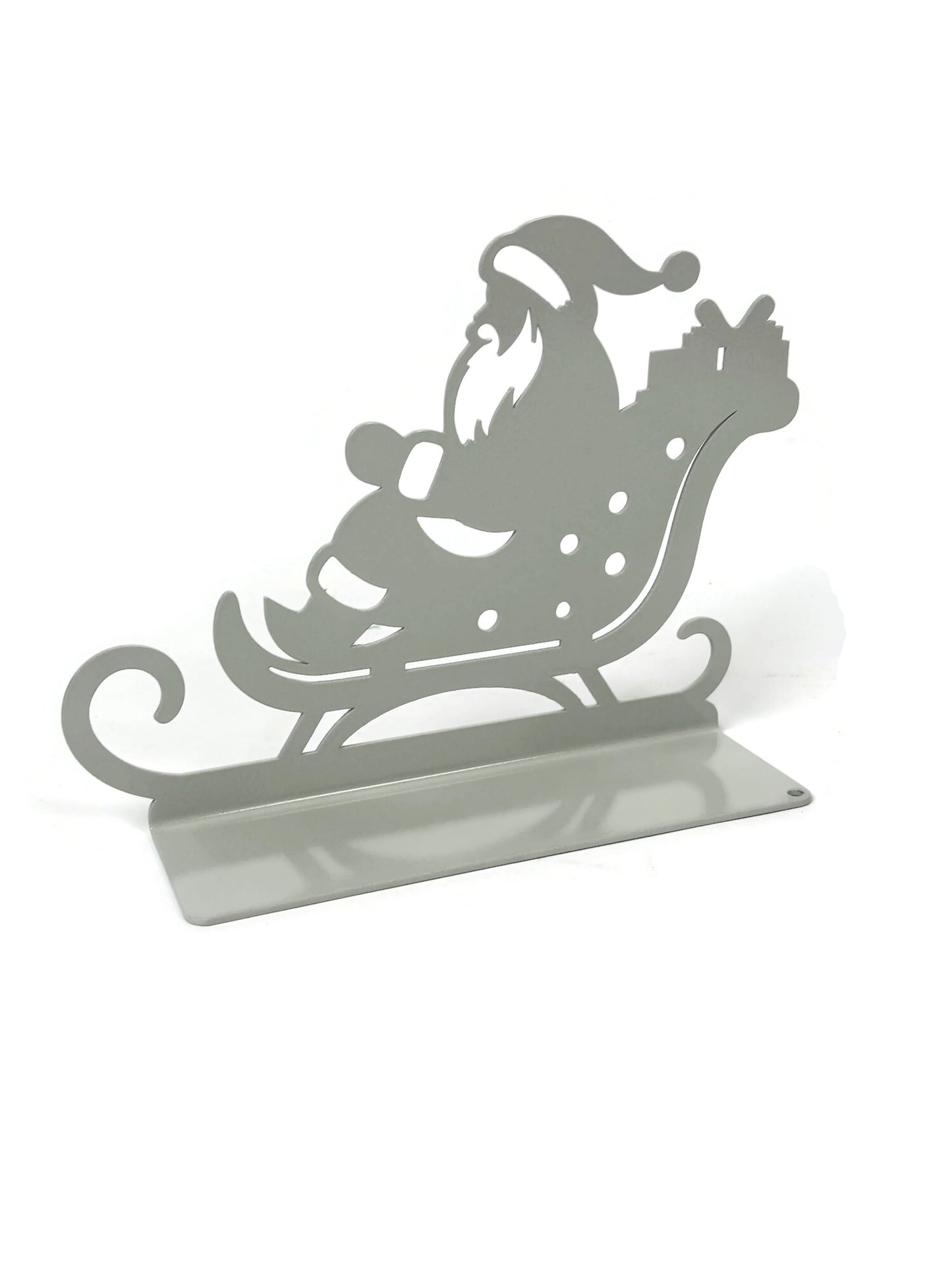 Metal Santa's Sleigh Stand 6.75” Tall