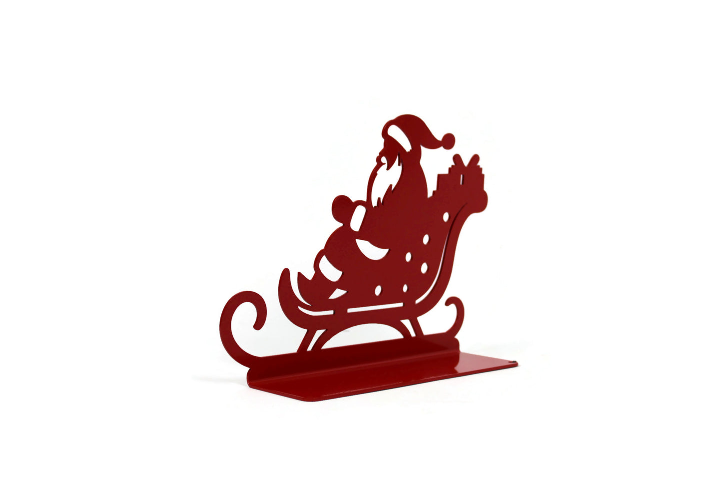Metal Santa's Sleigh Stand 6.75” Tall
