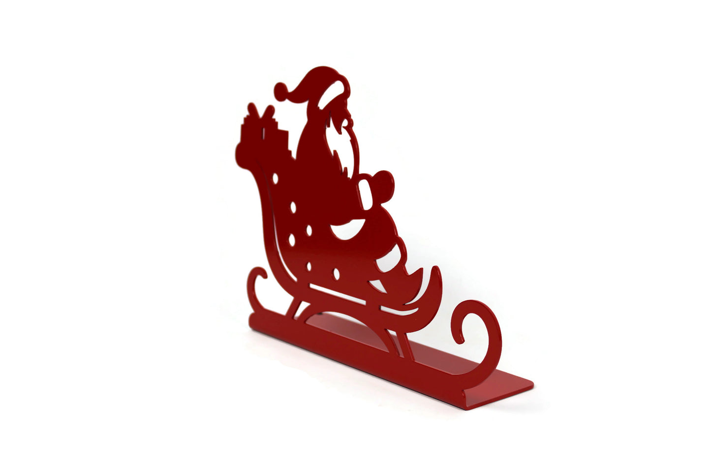Metal Santa's Sleigh Stand 6.75” Tall