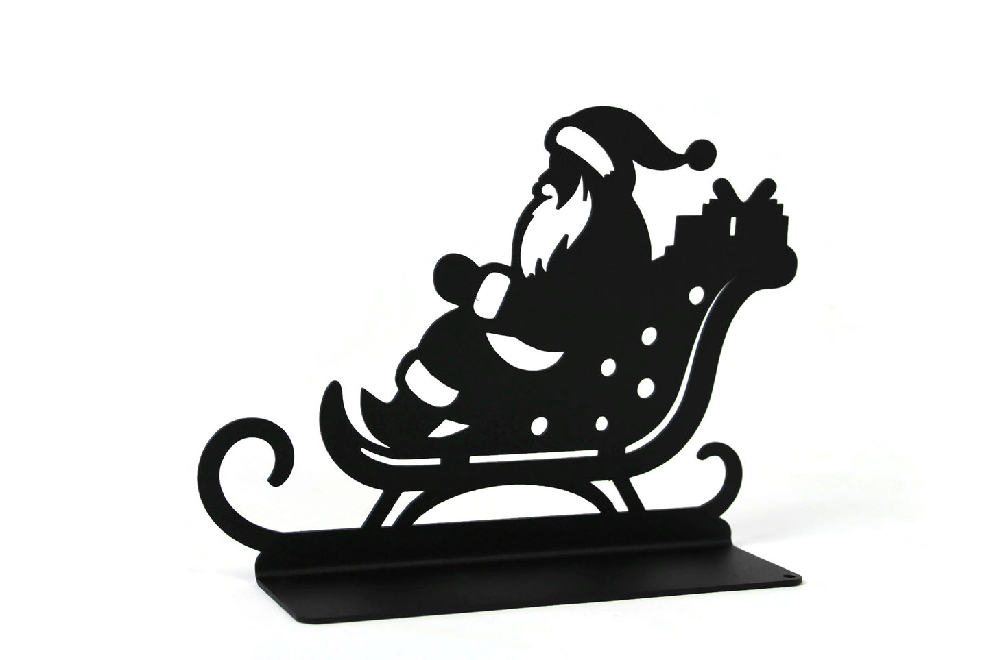 Metal Santa's Sleigh Stand 6.75” Tall