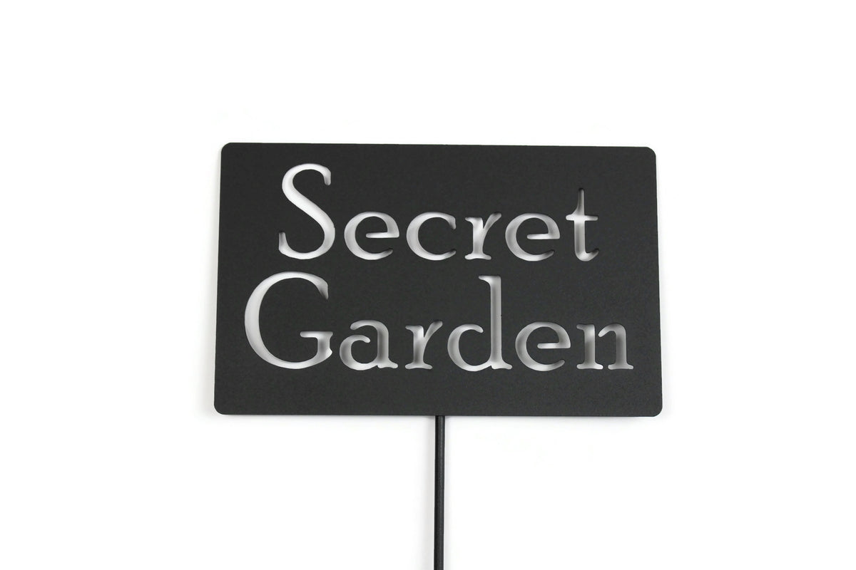 Secret Garden Metal Garden Stake 20 to 48 Inches Tall