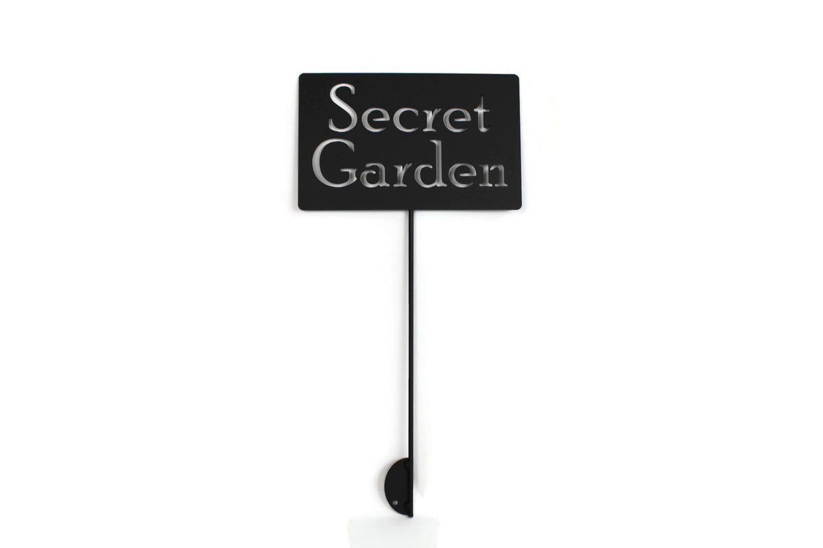 Secret Garden Metal Garden Stake 20 to 48 Inches Tall