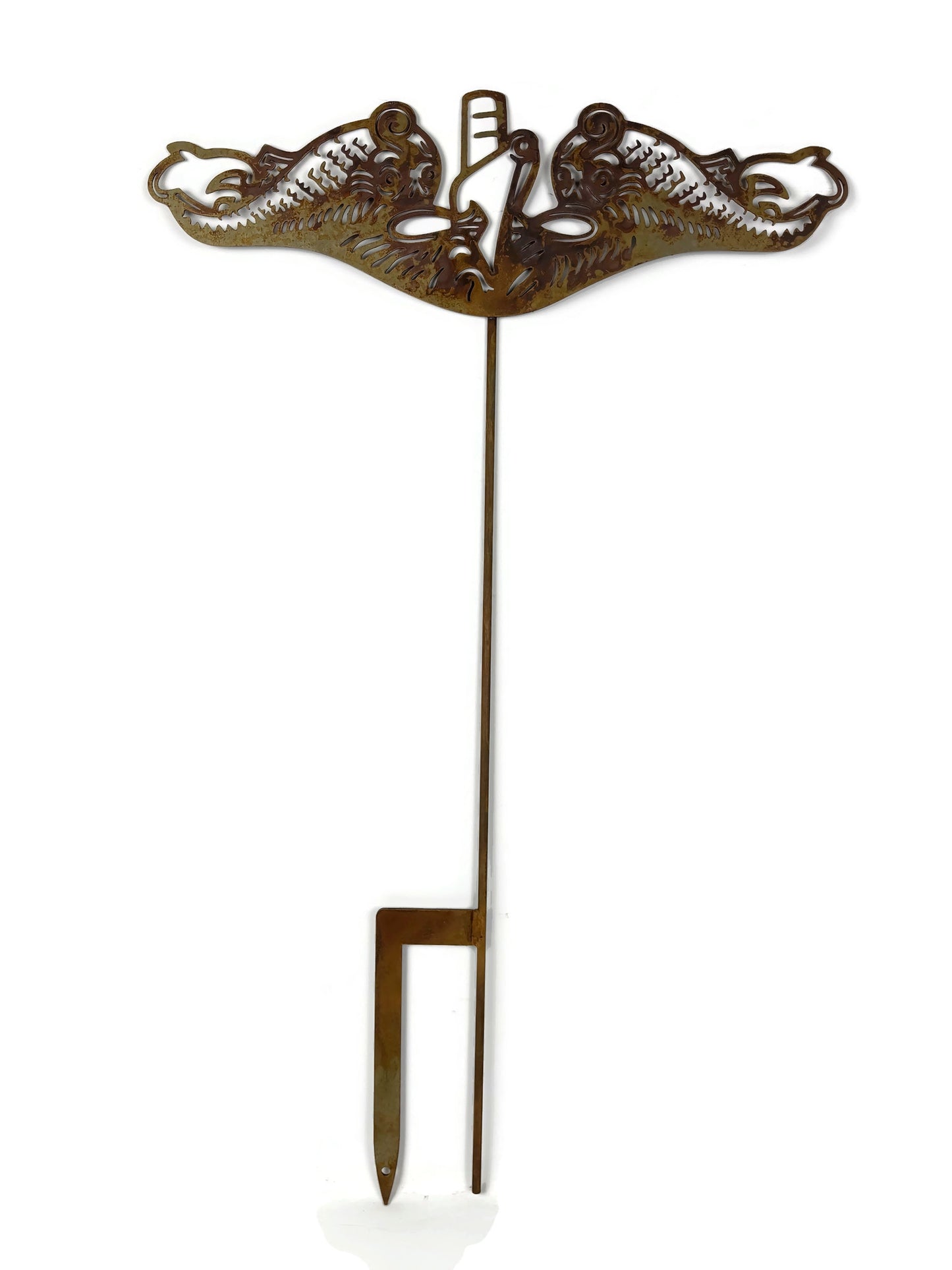 US Navy Submarine Dolphins Metal Yard Stake - Official Licensed Product