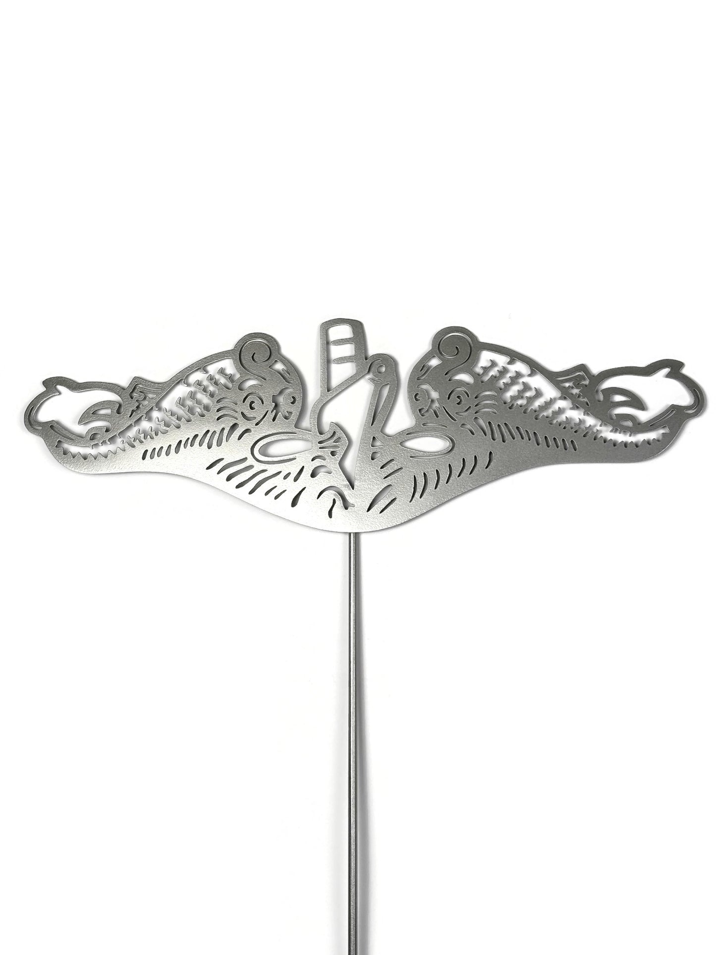 US Navy Submarine Dolphins Metal Yard Stake - Official Licensed Product