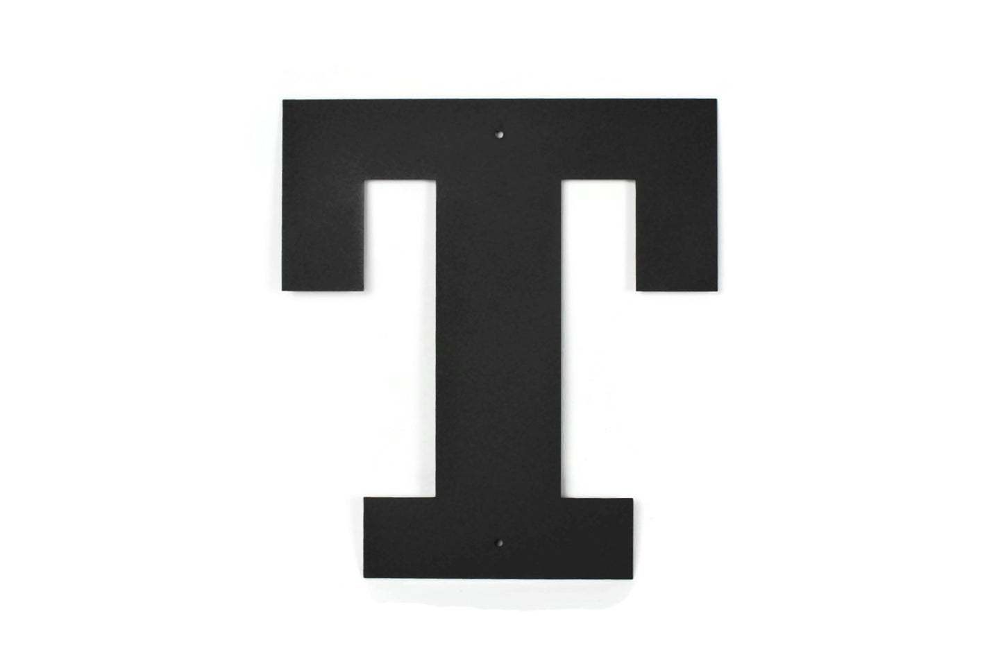 Metal Letters and Numbers Blocky Square Font 12" Tall Powder Coated