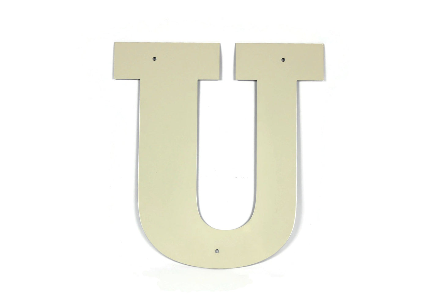 Metal Letters and Numbers Blocky Square Font 12" Tall Powder Coated
