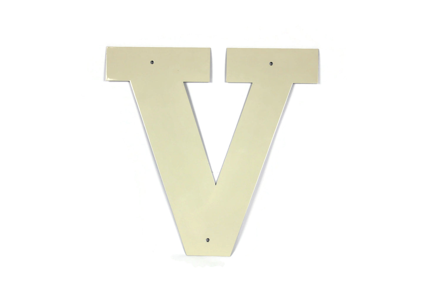 Metal Letters and Numbers Blocky Square Font 12" Tall Powder Coated