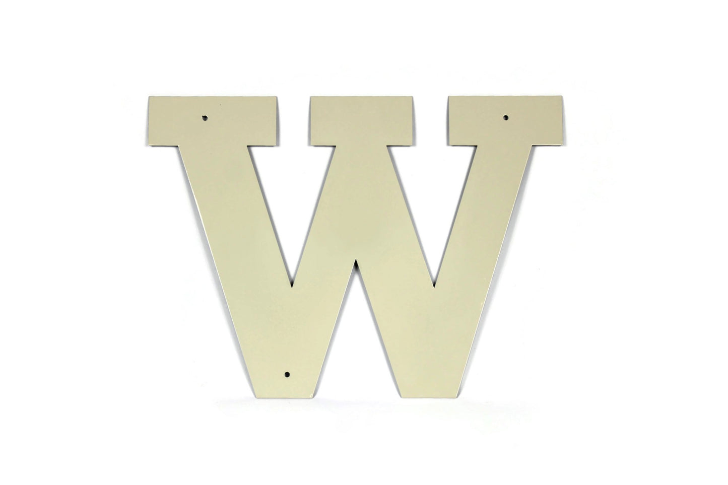 Metal Letters and Numbers Blocky Square Font 12" Tall Powder Coated