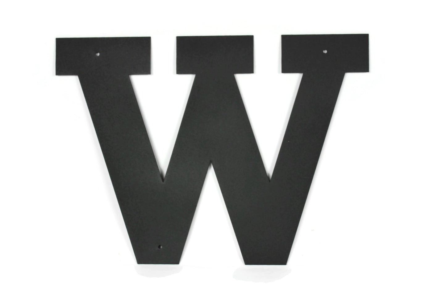 Metal Letters and Numbers Blocky Square Font 12" Tall Powder Coated