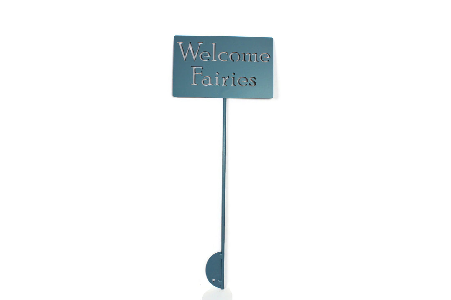 Welcome Fairies Metal Yard Sign 20 to 48 Inches Tall
