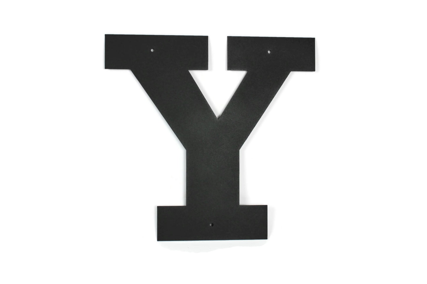 Metal Letters and Numbers Blocky Square Font 12" Tall Powder Coated