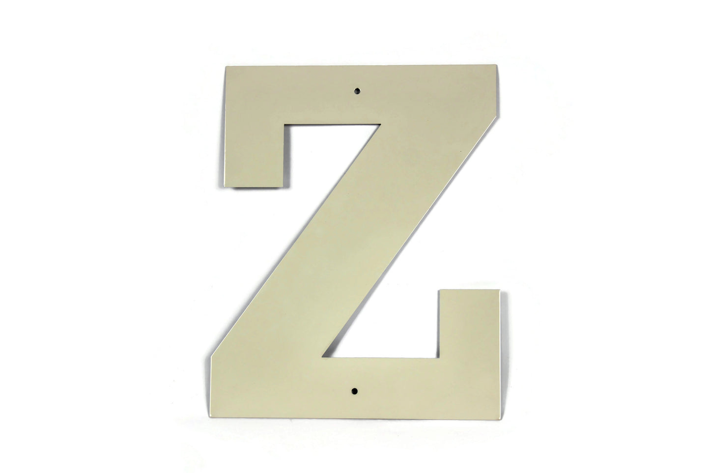 Metal Letters and Numbers Blocky Square Font 12" Tall Powder Coated